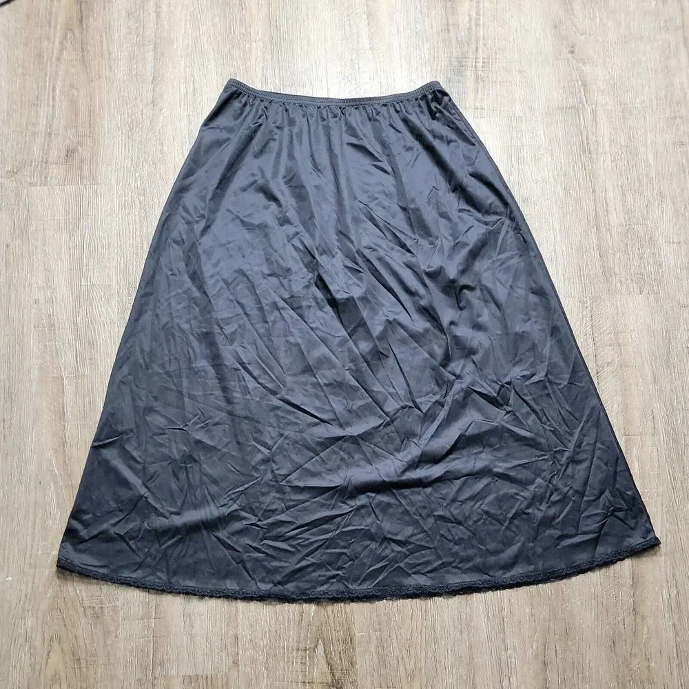 Vanity Fair Vintage Below Knee Skirt Slip Sz M 28